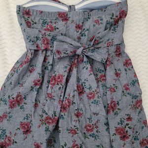 Sequin Hearts Strapless Dress. Sz 11